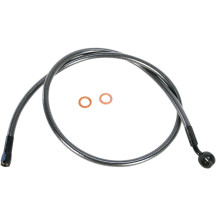 Kit de línea de freno delantero Serie Designer de longitud alternativa específico para ABS — 38", unión banjo 7/16" 35°