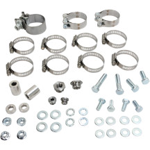 True Duals Exhaust System with Fishtail Mufflers — without Baffles