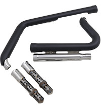 Sistema de escape Speedster 909 — silenciador 88.9 mm, 2-into-2, sistema corto, negro