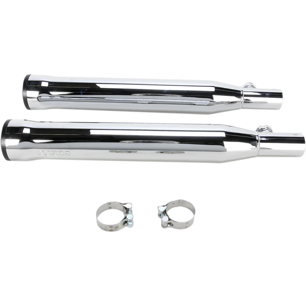 RPT 3" Slip-On Mufflers — 3" dia., Chrome