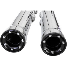 RPT 3" Slip-On Mufflers — 3" dia., Chrome