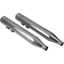 Silenciadores Slip-On DNT Straight Can — diámetro exterior 10 cm (4\"), cromado