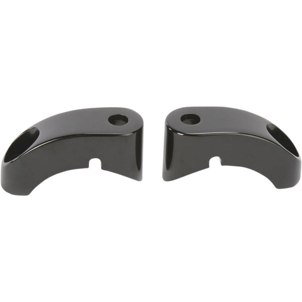Soportes personalizados para intermitentes — abrazadera 39 mm (1-17/32\"), negro, montaje en horquilla