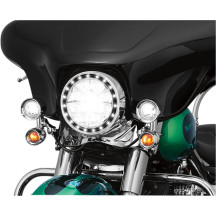 Aros de embellecimiento LED para faro y luz de cruce — 178 mm (7 in), blanco