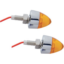 Luces marcadoras mini Bullet — montaje con espárrago 6 mm, lente ámbar