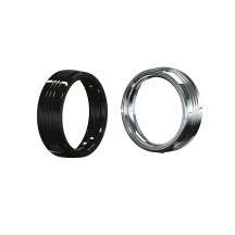 Aros embellecedores de faros de 7" — 178 mm (7"), negro