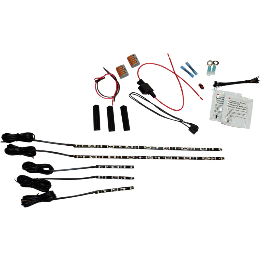 MagicFLEX®2 Kit de Motor LED — dos tiras de 12", tres de 3", 66 LED, azul