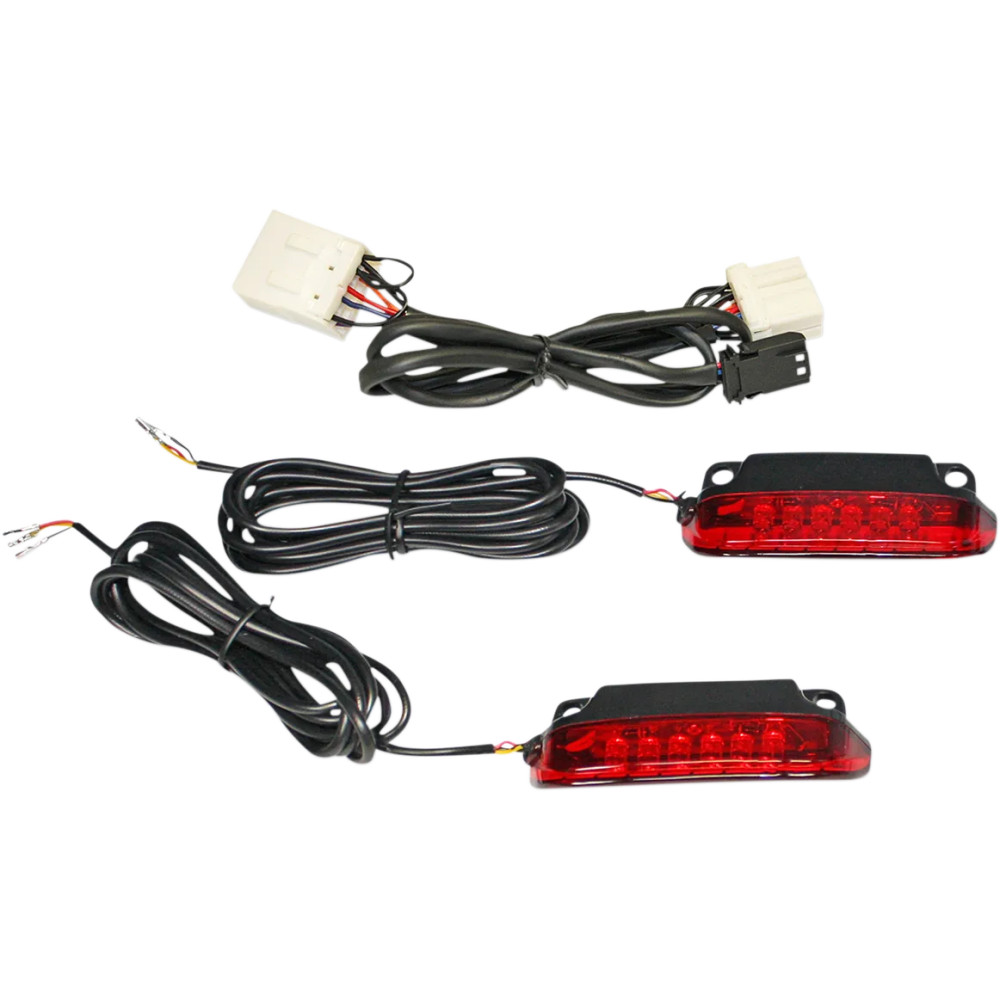 Barra de luz LED para portaequipajes — Harley Davidson®, rojo