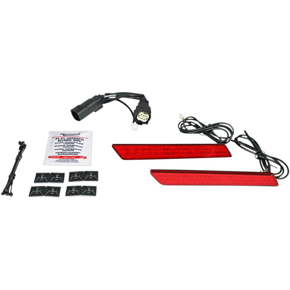 Luces de pestillo para alforjas — Harley-Davidson®, rojo