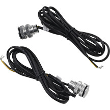 LED Boltz Iluminación Personalizada — 5/8" de diámetro, orificio de montaje 7/16", ámbar