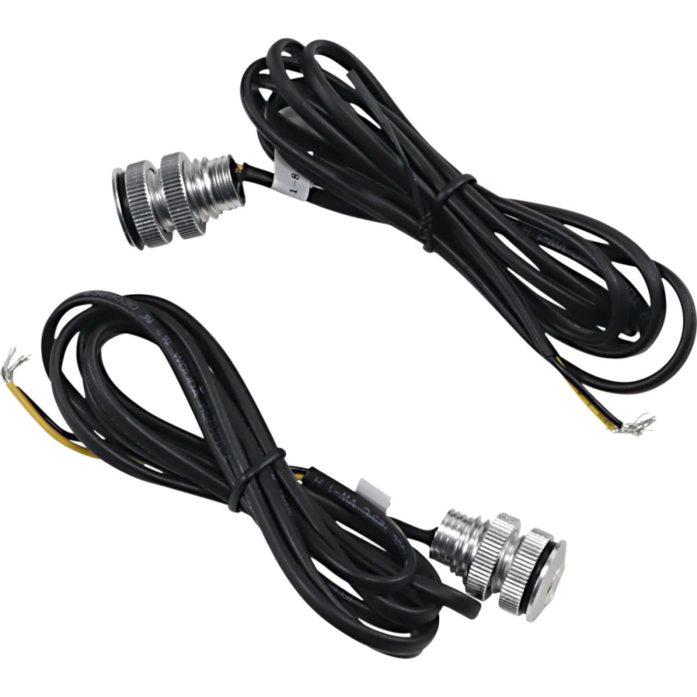 LED Boltz Iluminación Personalizada — 5/8" de diámetro, orificio de montaje 7/16", ámbar
