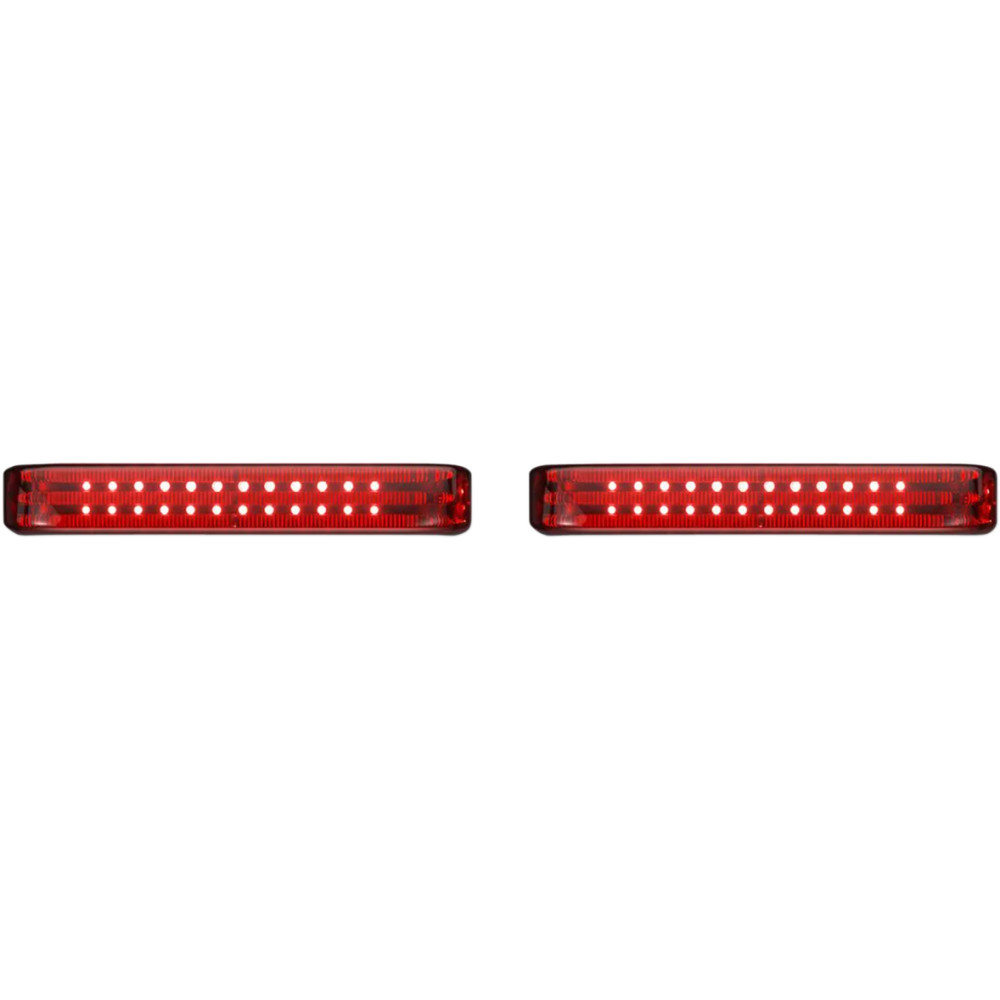 ProBEAM® LED secuencial BAGZ™ Luces para alforjas — Harley Davidson®, cromo, lente roja