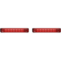 ProBEAM® LED secuenciales BAGZ™ Luces para alforjas — Para Harley-Davidson®, lente roja