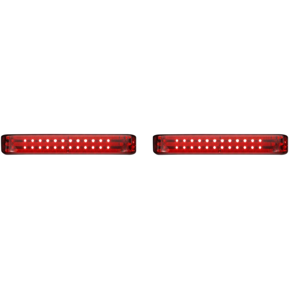 ProBEAM® LED secuenciales BAGZ™ Luces para alforjas — Para Harley-Davidson®, lente roja