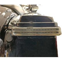 Luces ProBEAM® LED Secuenciales BAGZ™ para alforjas — compatibles con Harley‑Davidson®, lente ahumada