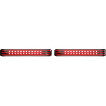 Luces ProBEAM® LED Secuenciales BAGZ™ para alforjas — compatibles con Harley‑Davidson®, lente ahumada