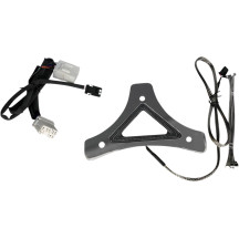 Luz LED para Respaldo con Doble Intensidad de Marcha y Freno — Rojo, Sissy Bar Backrest, compatible con Harley-Davidson®
