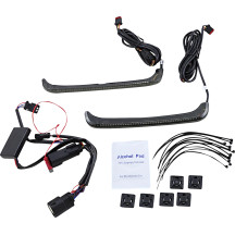 Luces de acento LED BAGZ™ de bajo perfil — 12V, ámbar/rojo