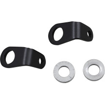 Soporte de montaje para intermitentes Micro Bullet — perno 3/8", negro