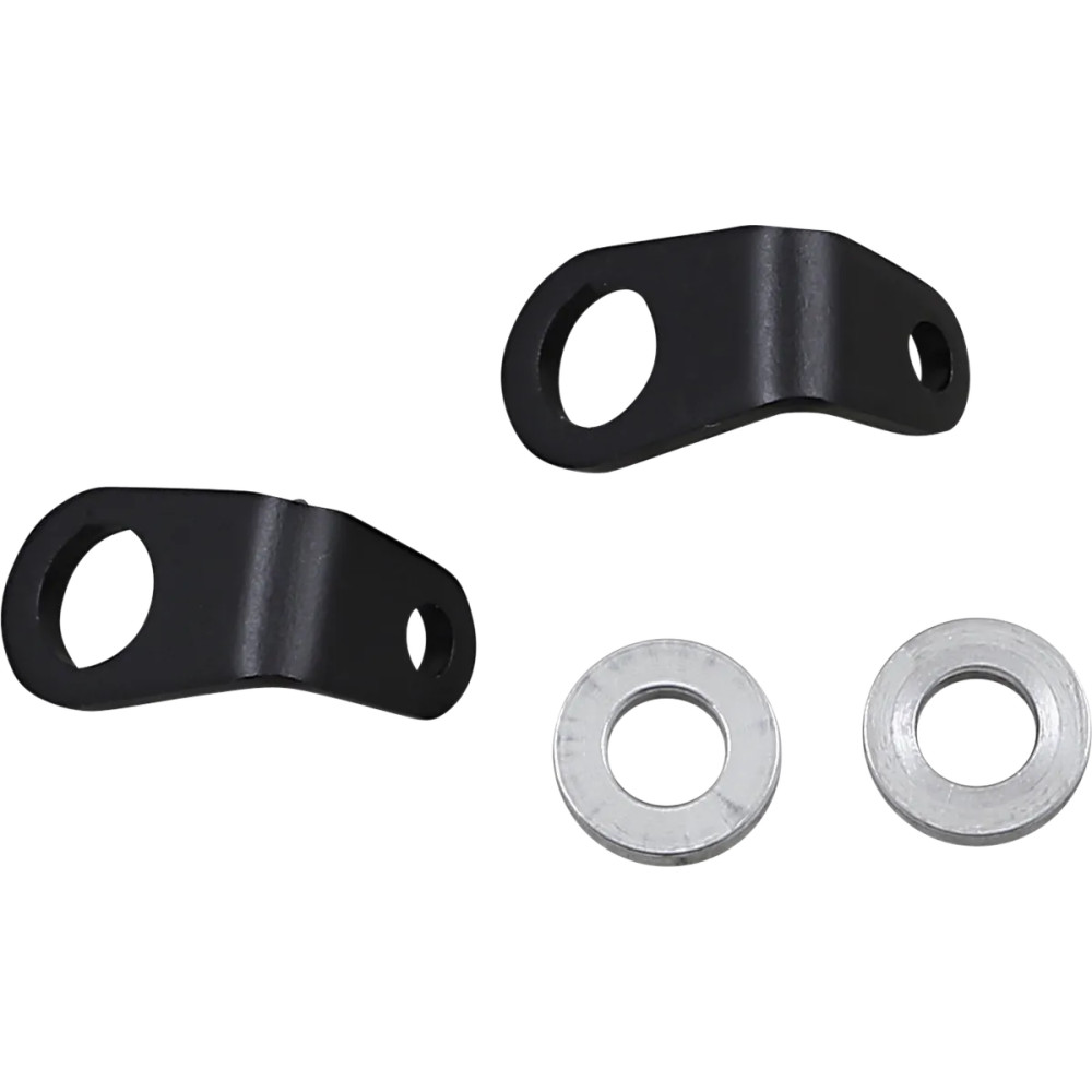 Soporte de montaje para intermitentes Micro Bullet — perno 3/8", negro