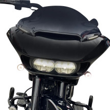 Genesis® 4 Moldura LED dinámica para parabrisas Road Glide® — Harley-Davidson®, negro, lente ahumado, par