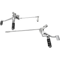 Forward Control Kit — +50.8 mm (+2\") forward, Chrome