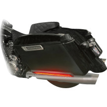Luces LED marcadoras laterales para alforjas inferiores — Harley Davidson® alforja inferior, rojo, 84 LEDs