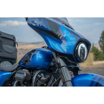 Legit Elypse 2-1 LED Intermitentes — Harley-Davidson®, Negro anodizado