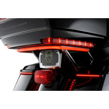 Tailo™ Tour-Pak Luz trasera — Harley-Davidson, rojo, ahumado claro
