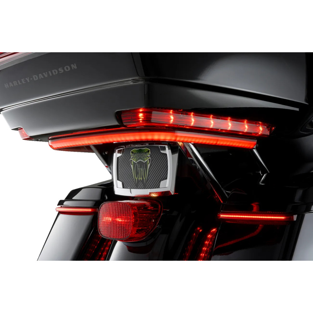 Tailo™ Tour-Pak Luz trasera — Harley-Davidson, rojo, ahumado claro