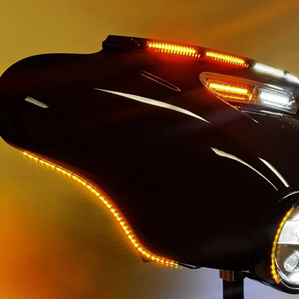 Dual Color LED Fairing Strips