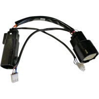 Wiring Adapter for Red Plasma Rods™ — Harley Davidson® fitment, Black