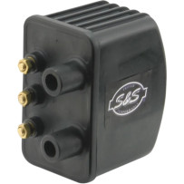 3 Ohm High-Output Single-Fire Ignition Coil — 12 V, Black