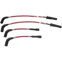 Cable de bujía trenzado — rojo