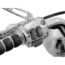 Chrome Switch Housing — 1" handlebar, 6-button
