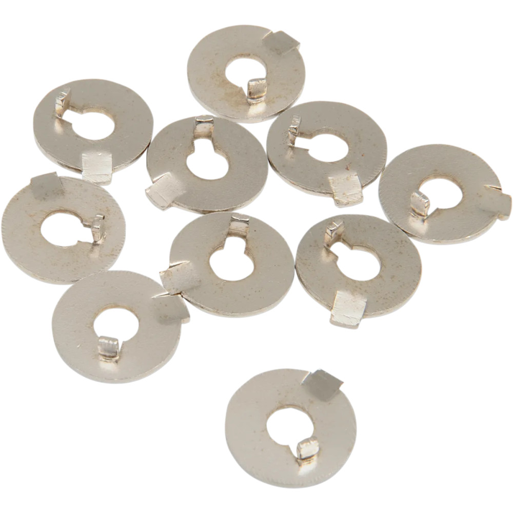 Starter Shaft Lock Washers — Silver, 10 Pack Starter Shaft Lock Washers — Silver, 10 Pack