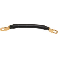 Cable de batería — 4 AWG, 127 mm (5\"), Terminal de anilla, negro