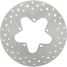 Rotor de freno perforado de acero inoxidable — 292 mm (11.5"), acabado rectificado