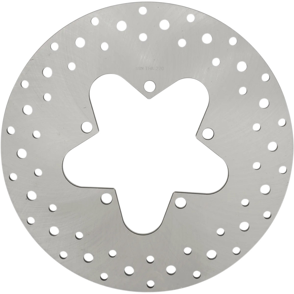 Rotor de freno perforado de acero inoxidable — 292 mm (11.5"), acabado rectificado