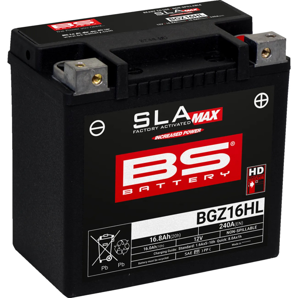 SLA MAX Factory- Activated AGM Maintenance-Free Battery