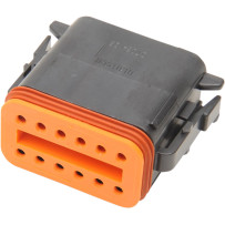 Deutsch DT Sealed Connector Component — 12-pin, male, black