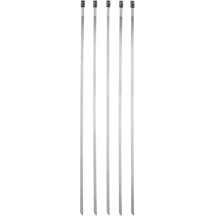 Brida de acero inoxidable — 203 mm (8"), paquete de 5