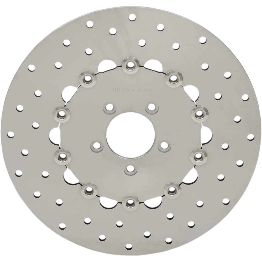 Rotor de freno perforado de acero inoxidable — 300 mm (11,8 pulg.), pieza única (fija)