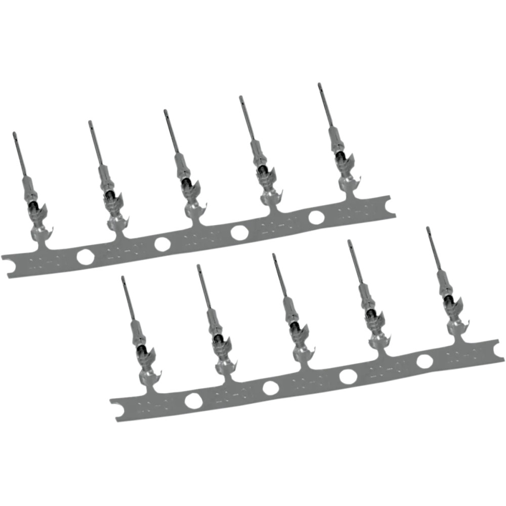 Kit Deutsch DTM de enchufe y receptáculo — 1 pin, macho, plateado, paquete de 100