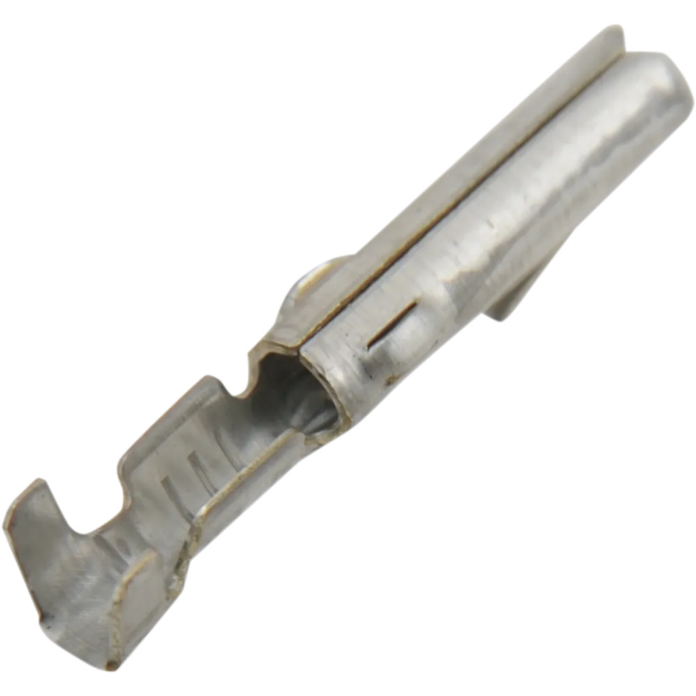 Terminales estampados AMP Mate-n-Lock — conector AMP Mate-N-Lok, hembra, paquete de 100, plateado