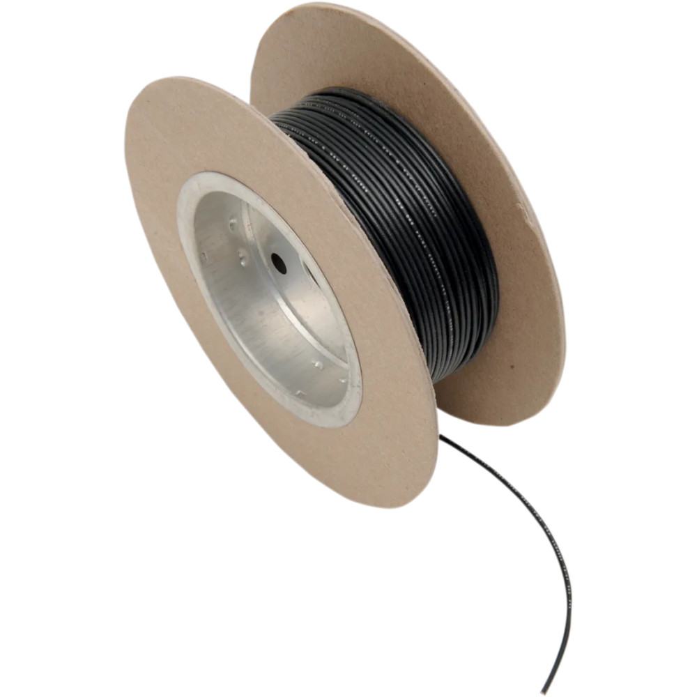 Bobina de cable OEM de color — 18 AWG, 30.5 m (100'), Negro