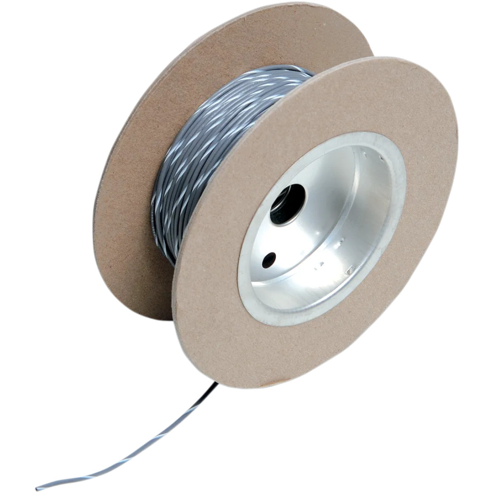 Bobina de cable de color OEM — 18 AWG, 100' (30.5 m), Gris