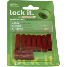 Posi-Lock® Wire Connector — 9-pack, 24-18 AWG, Red