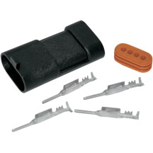 Mating Connectors — 4-pin, Delphi, Black