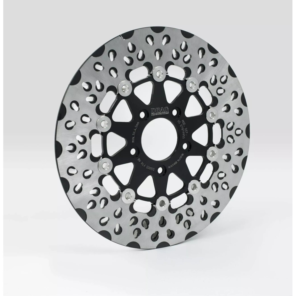 Rotor de freno Serie FTK — 292 mm, 5.0 mm, dos piezas (flotante), negro